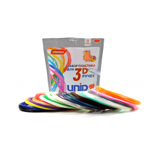 Набор пластика для 3D ручек UNID PLA-20 (по 10м. 20 цветов) PLA20